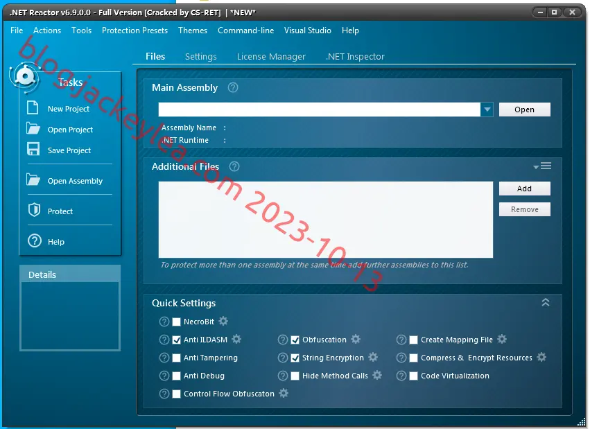 .net reactor界面