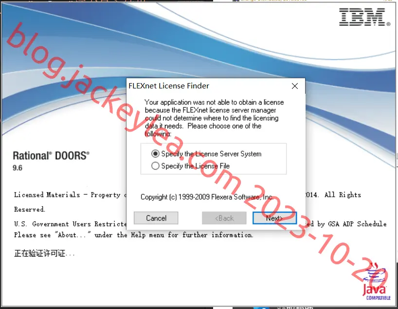 DOORS lic finder