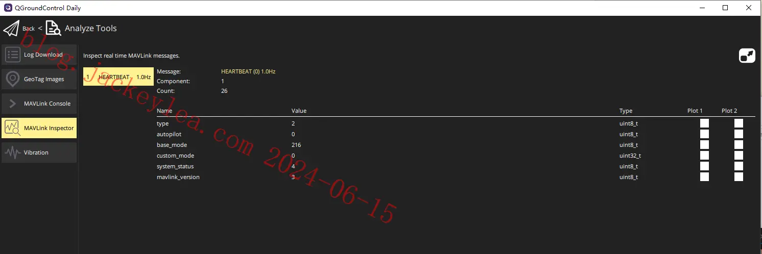 MAVLink Inspector