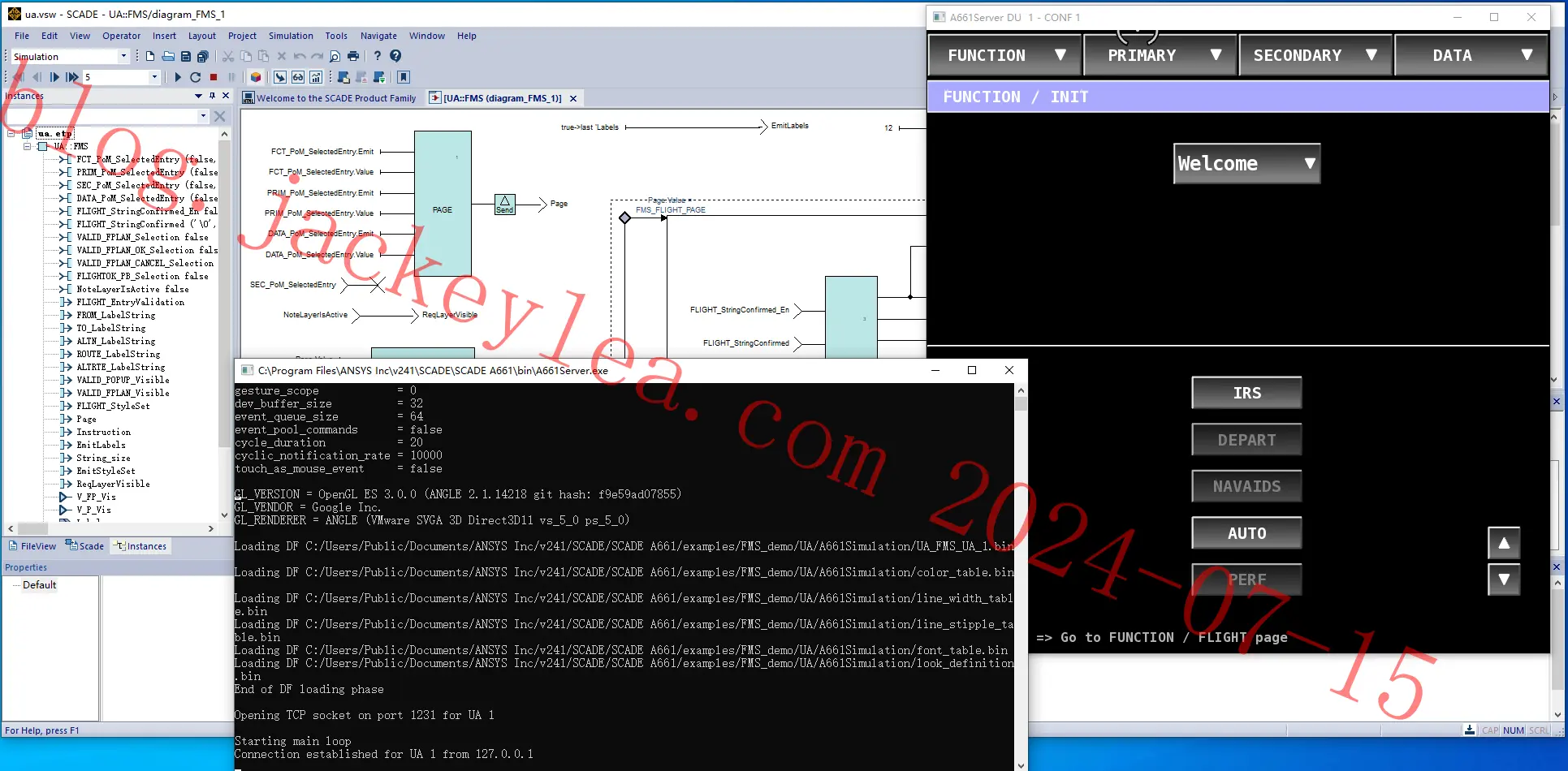 仿真模式