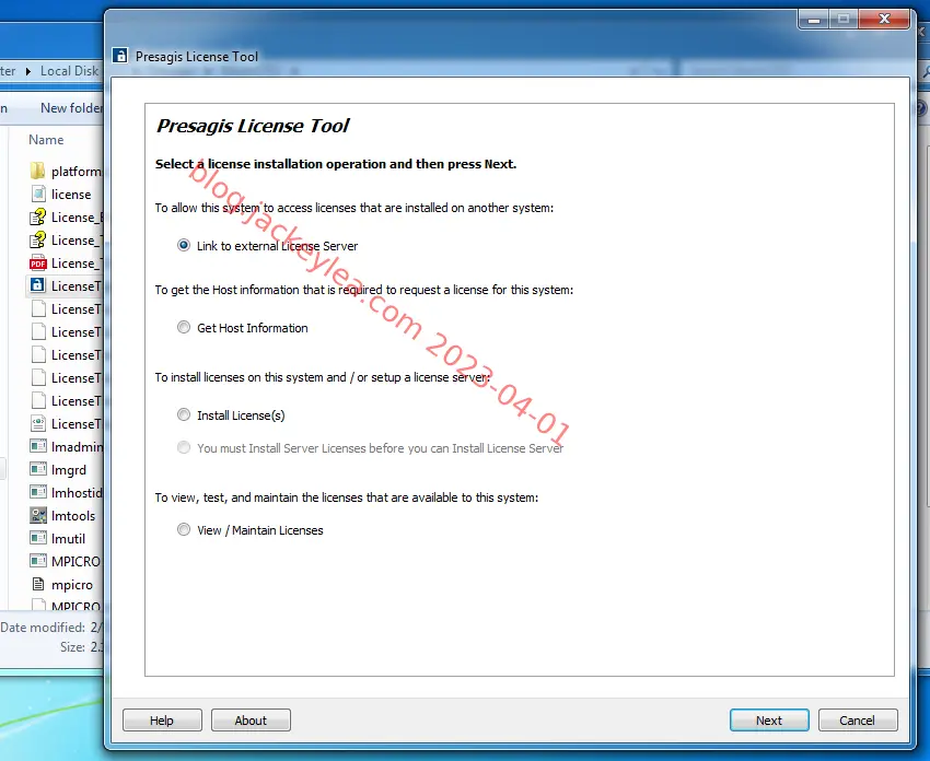 license tool