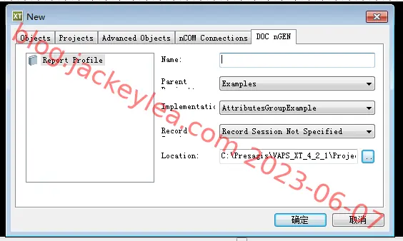 新建docngen