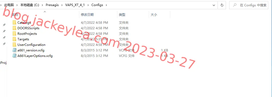 configs目录