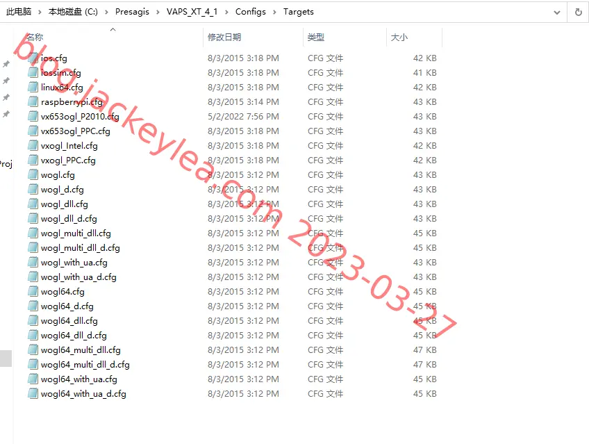 configs/targets目录