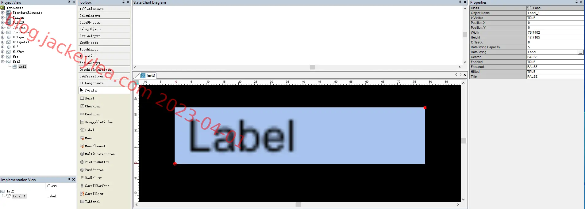 label
