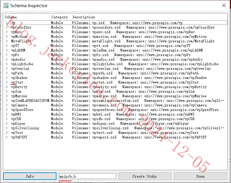 schema inspecotr