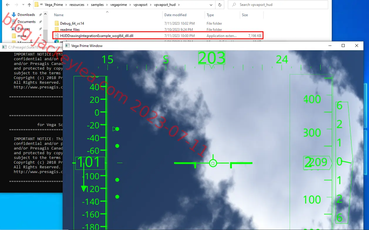 VAPS XT4.3 dll运行结果