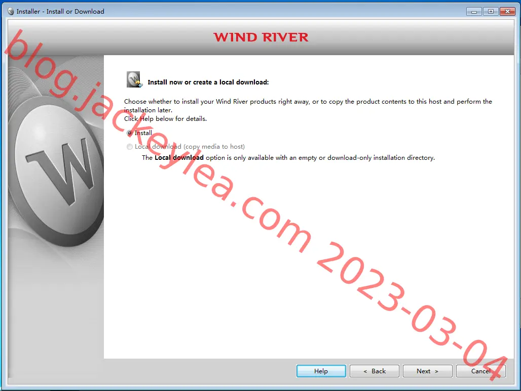 install